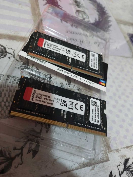 64GB DDR4 2666Mhz Kingston Fury Impact (SODIMM - за лаптоп)