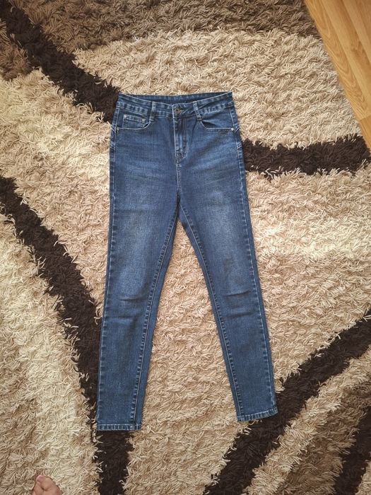 Blugi dama elastici, talie inalta, transport gratuit