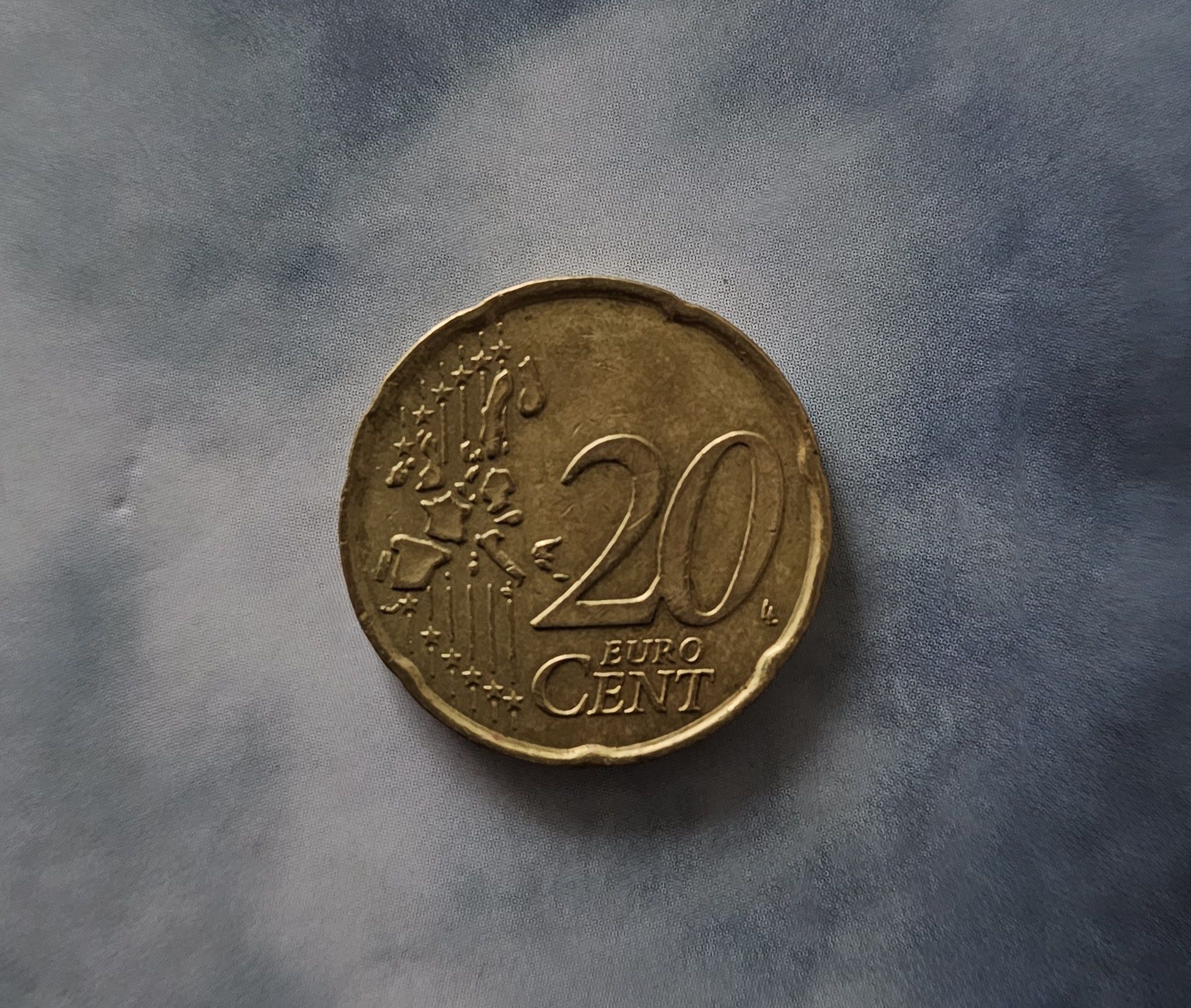 Monedă de 20 euro cent 2002 Italia