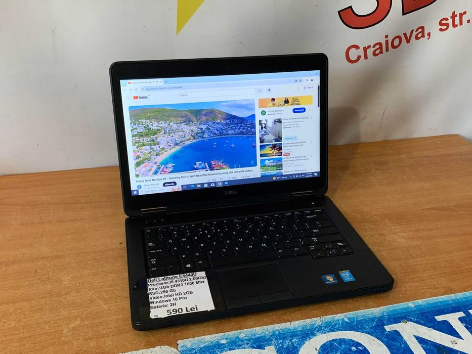 Laptop Dell Latitude E5440U i5 2.00ghz,4GB RAM,256GB SSD/Garantie 2ani