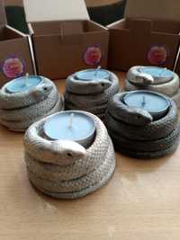 Подсвечники для чайных свечей "змея"