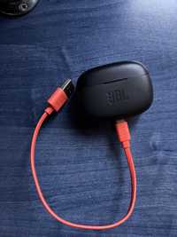 Casti in-ear Bluetooth cu microfon TWS JBL Wave 200, negru