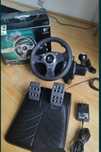 Volan Logitech Driving Force Pro PlayStation 3 PS2 PC-ca și nou cutie