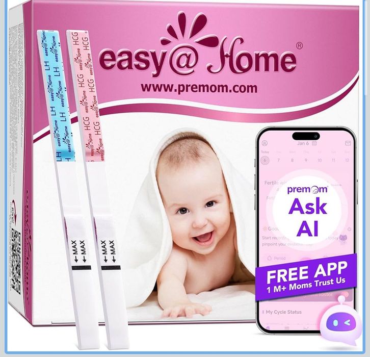 Комплект тест за овулация, 50 LH теста, 20 HCG теста