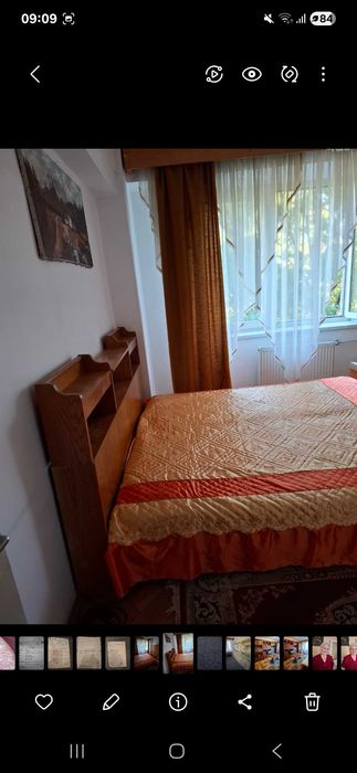 Vand pat de dormitor cu 2 ssltele