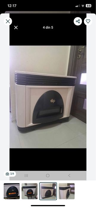 Convector pe gaz
