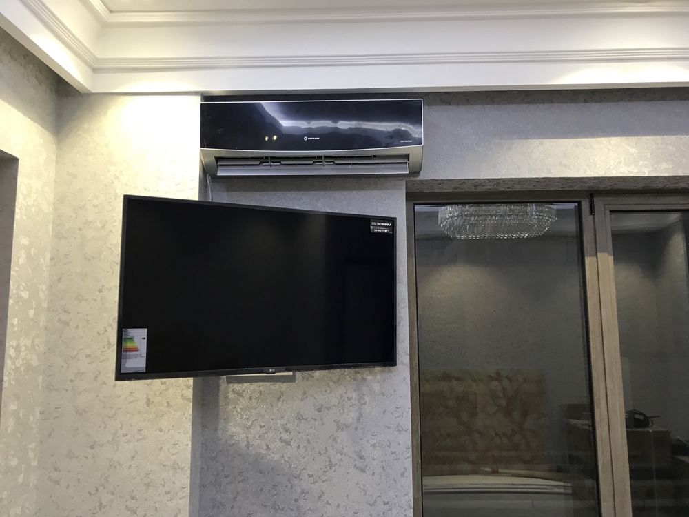 Профессиольная установка TV на стен