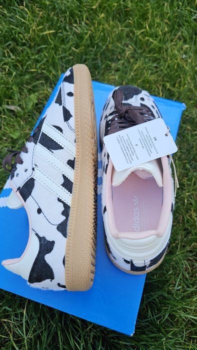 Adidas samba cow print size 38