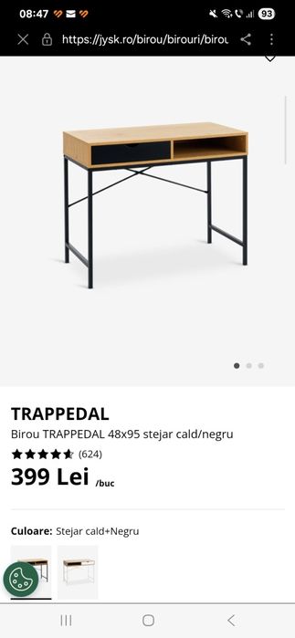 Vand birou Jysk, stare perfecta.