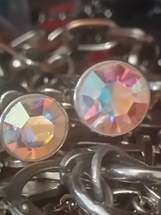 Обеци имитация на флеш