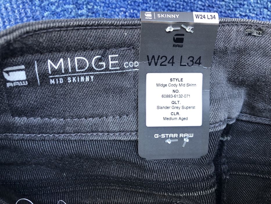 G-Star RAW Midge Cody Mid Skinny Jeans ОРИГИНАЛНИ дамски дънки - 24
