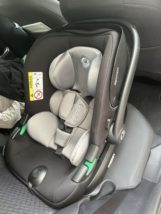 Scaun auto (scoica 0-12 luni) Coccolle Knox + bază isofix iSize