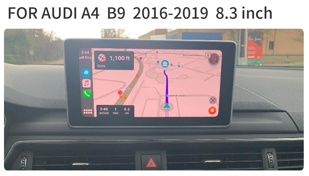 CarPlay si Android Auto pentru Audi A3, A4, A5, A6, A7, A8, Q5, Q7