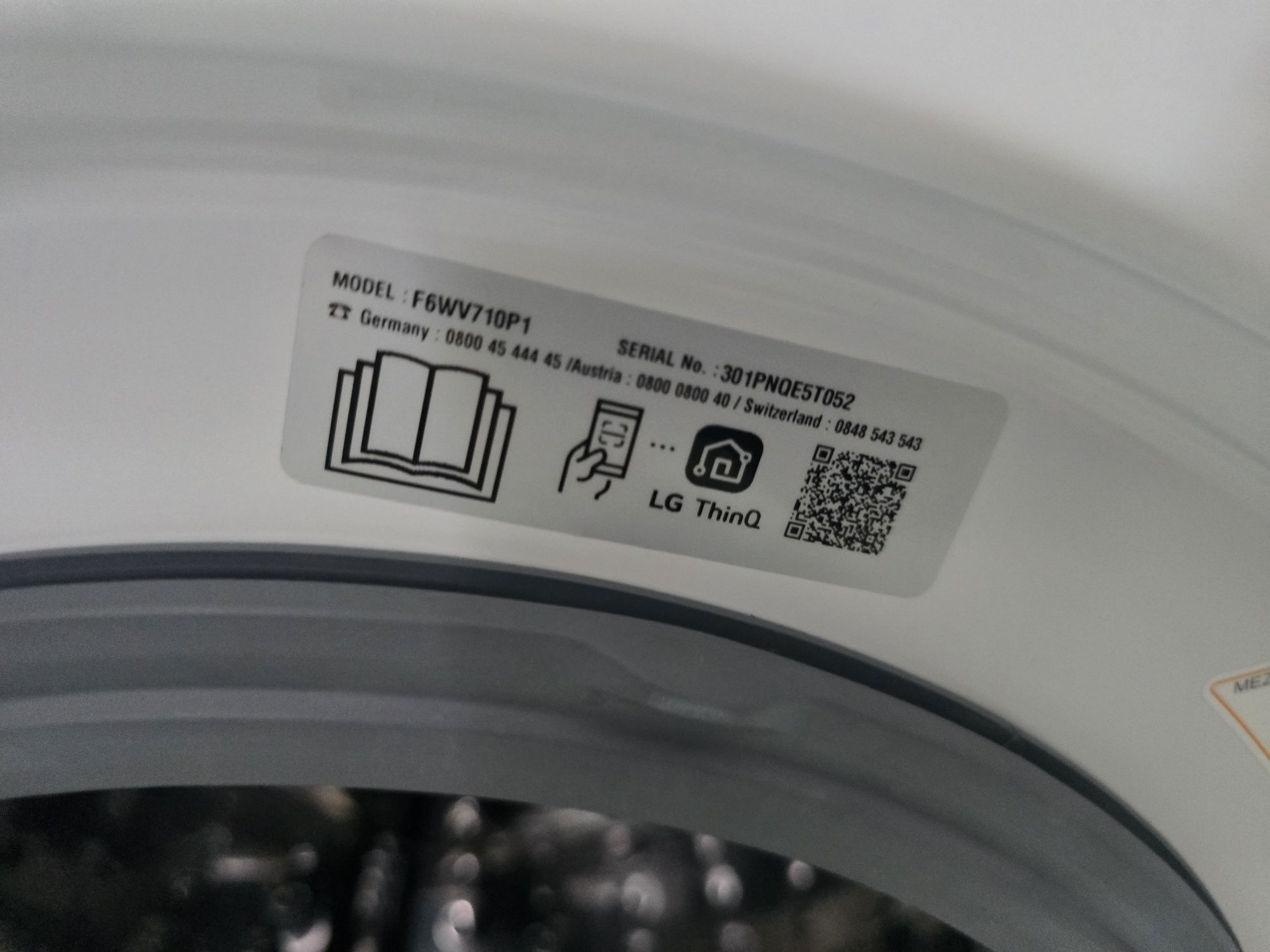 Нова инверторна Direct Drive пералня LG ThinQ 10,5 кг