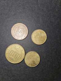 5 cenți 2001 ---10 cenți 2002- două bucăți  50 cenți 2002