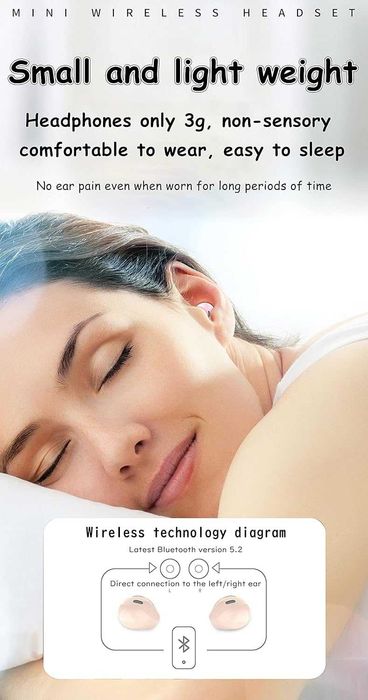 Мини невидими слушалки за уши