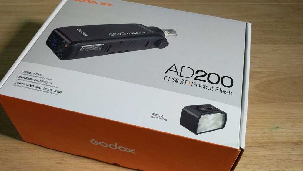 Мощная Вспышка Godox AD200 Pro