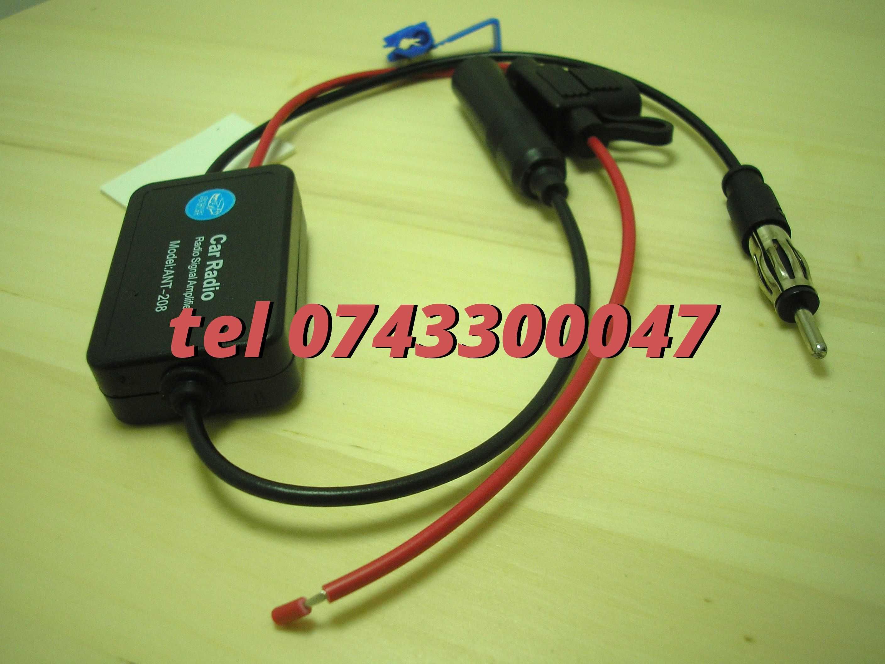 Amplificator Semnal Antena Radio Fm Am Cu Mufa Universala Pentru Navi