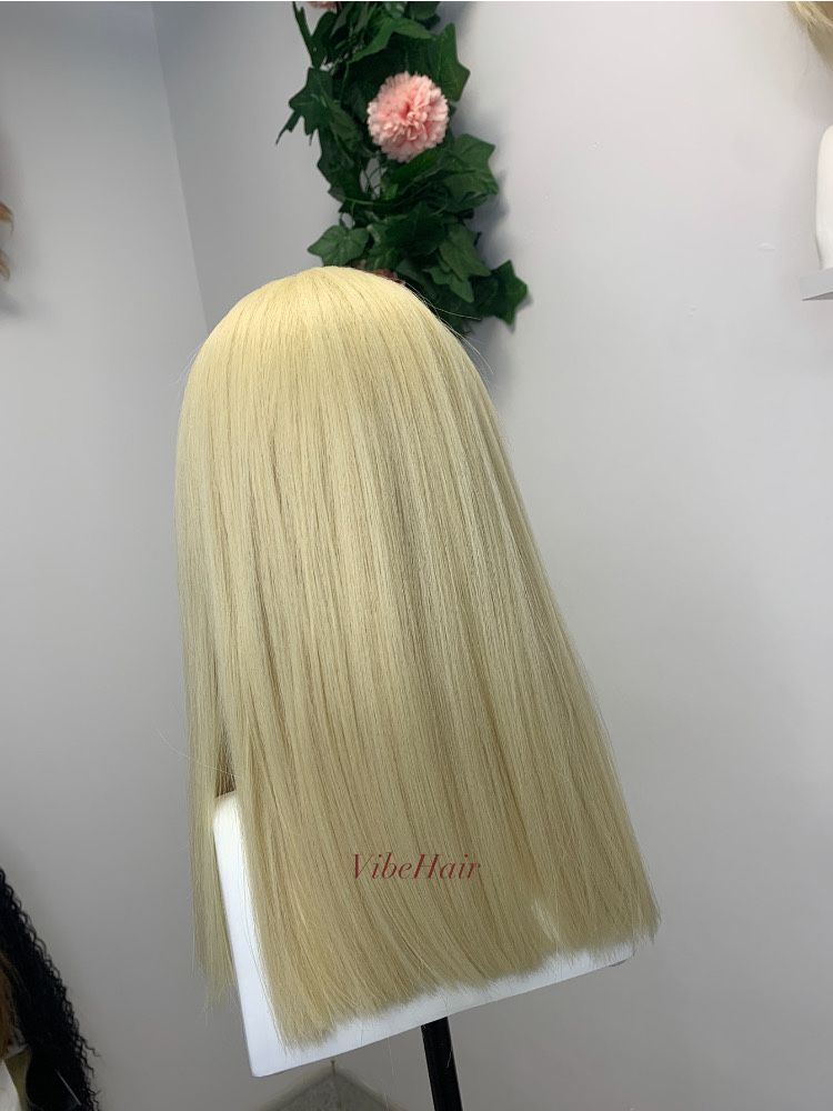 Peruca blond platinat