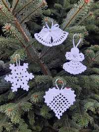 Ornamente brad croșetate