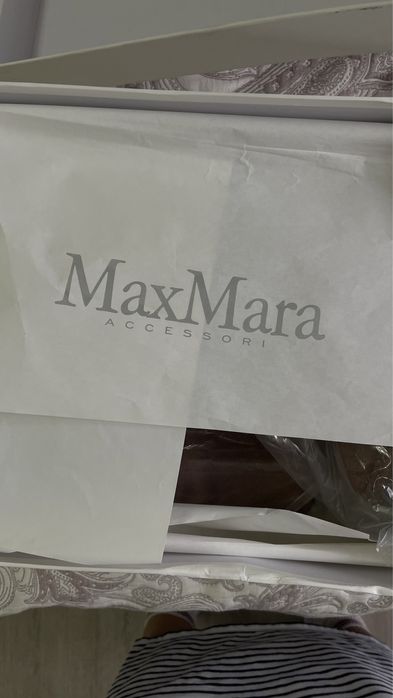 Ботинки макс мара из кашемира