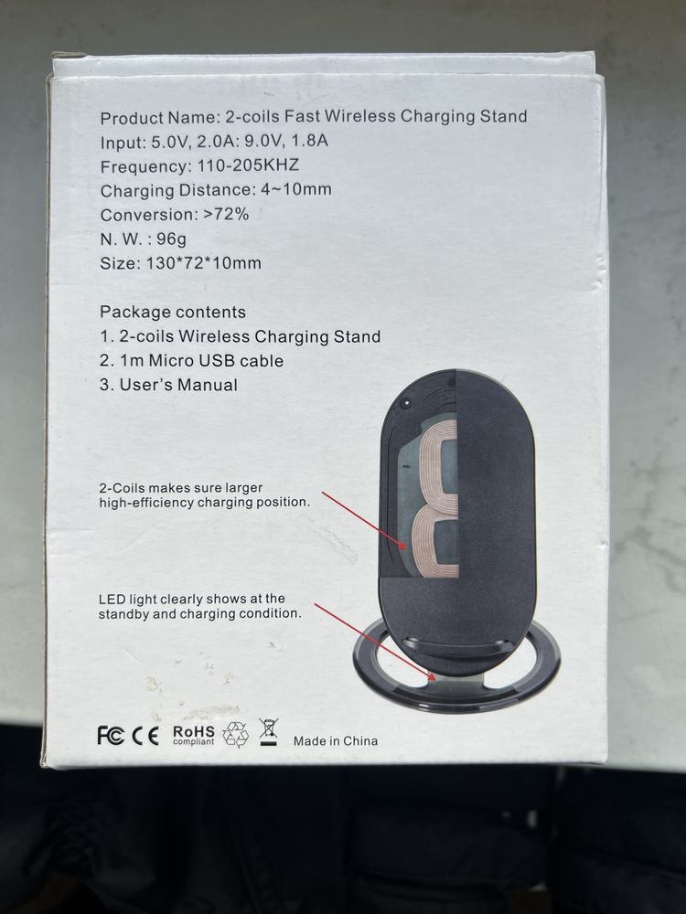 Incarcator wireless fast charge iphone, samsung telefon charger