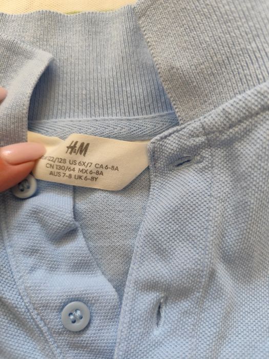Tricouri polo mărime 6/8 ani (h&m)