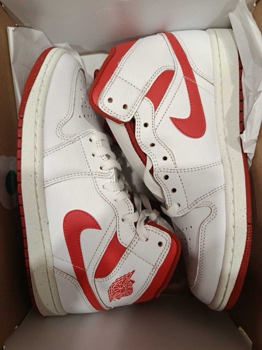 Nike - Air Jordan 1 Mid Se FJ3458 160 Бял №40.5 Оригинал Код 276