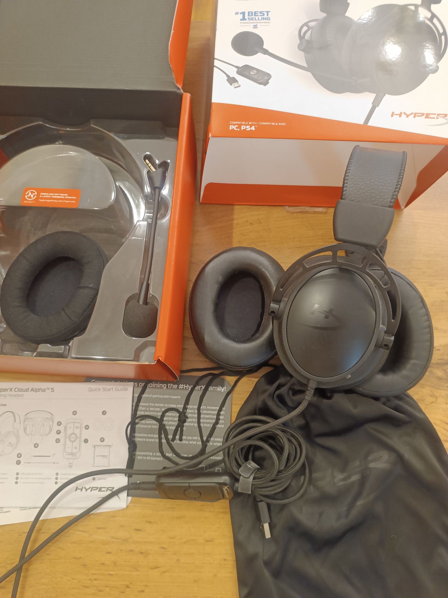 HyperX Cloud Alpha S — гарнитура для геймеров (Чёрная)  Состояние: от