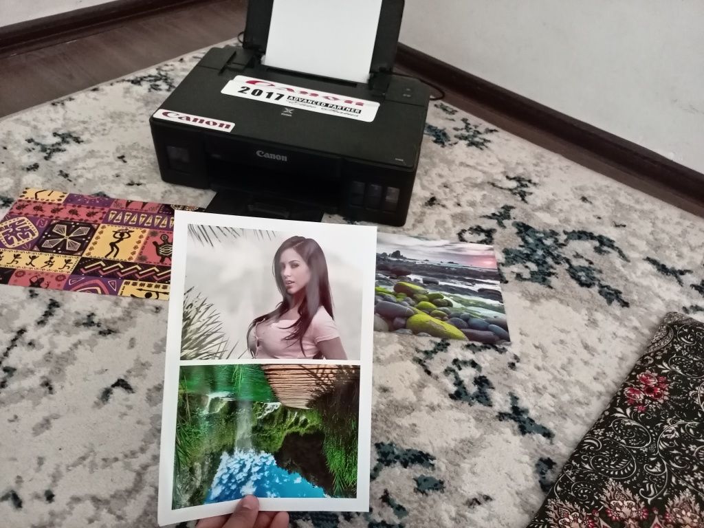 Canon rangli tezkor,hd foto printr prabek juda kam 2 oy ishlagan