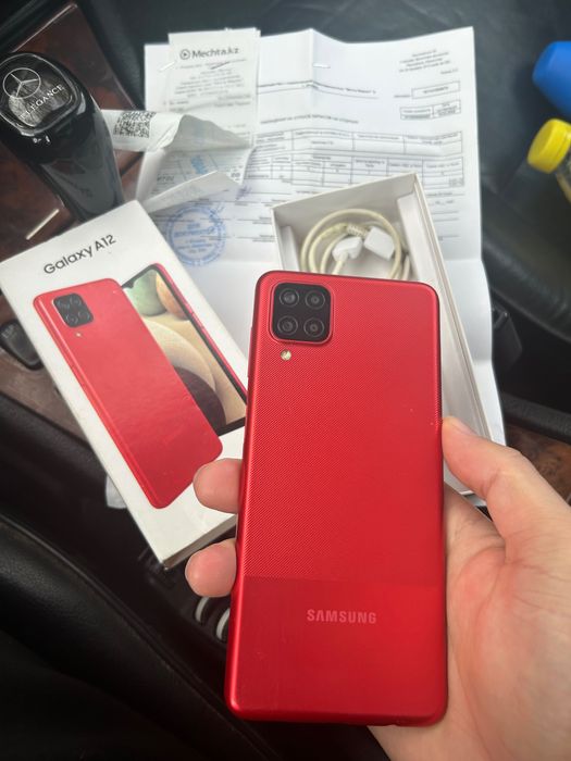 Samsung A12 полный оригинал ремонт болмаган каробка шнур бар