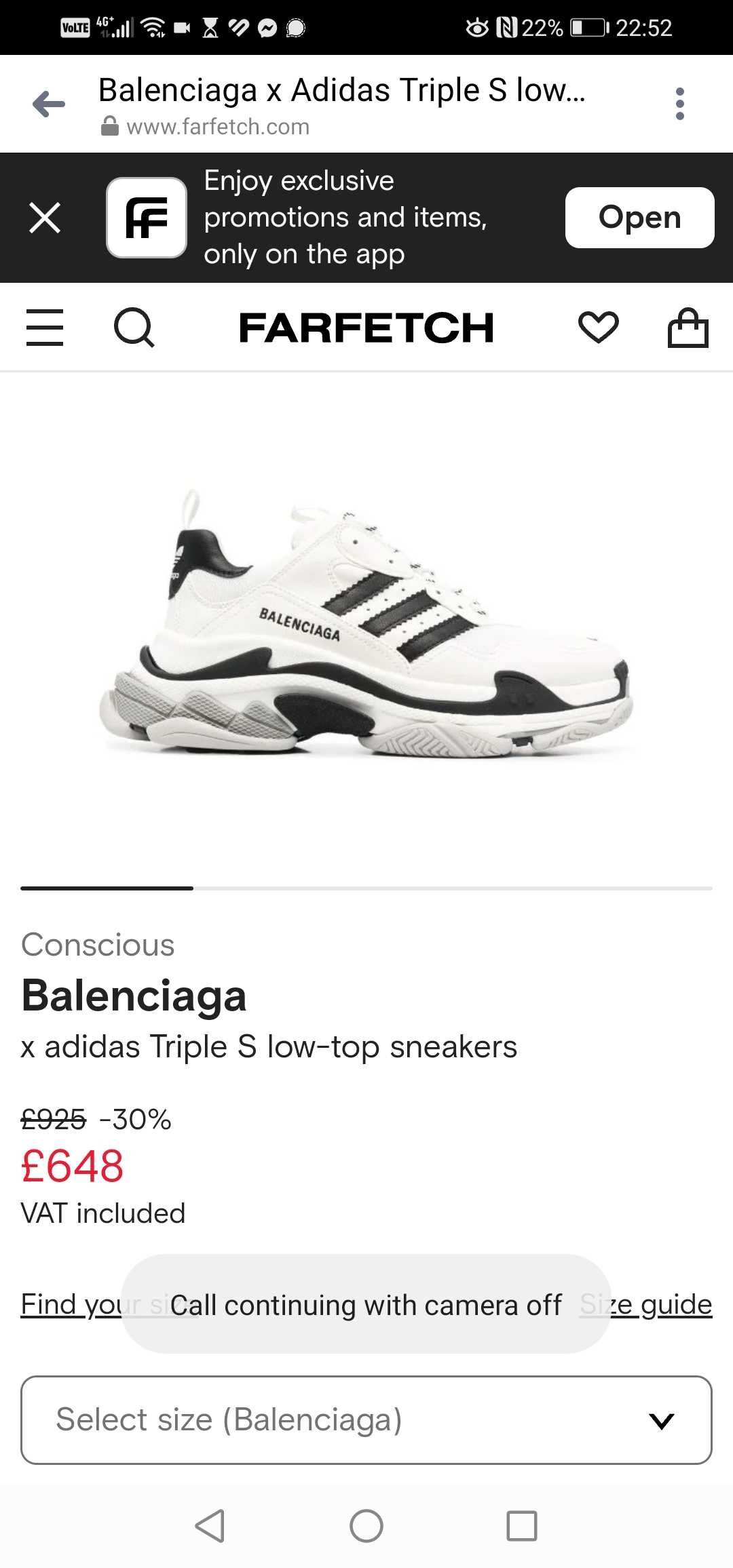 Balenciaga x adidas Triple S low-top sneakers