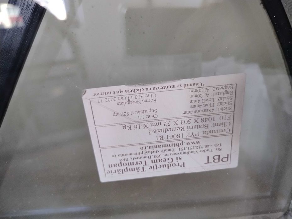 Ferestre termopan pe semirotund