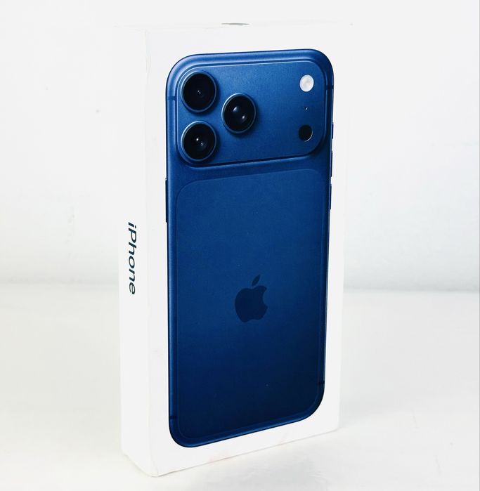НАЛИЧЕН! Apple iPhone 17 Pro Max 1TB Deep Blue НОВ!