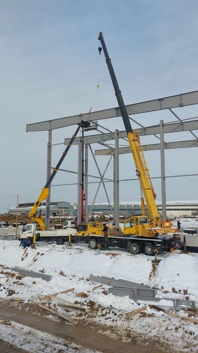 Услуги автокрана 42 метра К5, от 2,6 млн.тенге на месяц, аренда крана