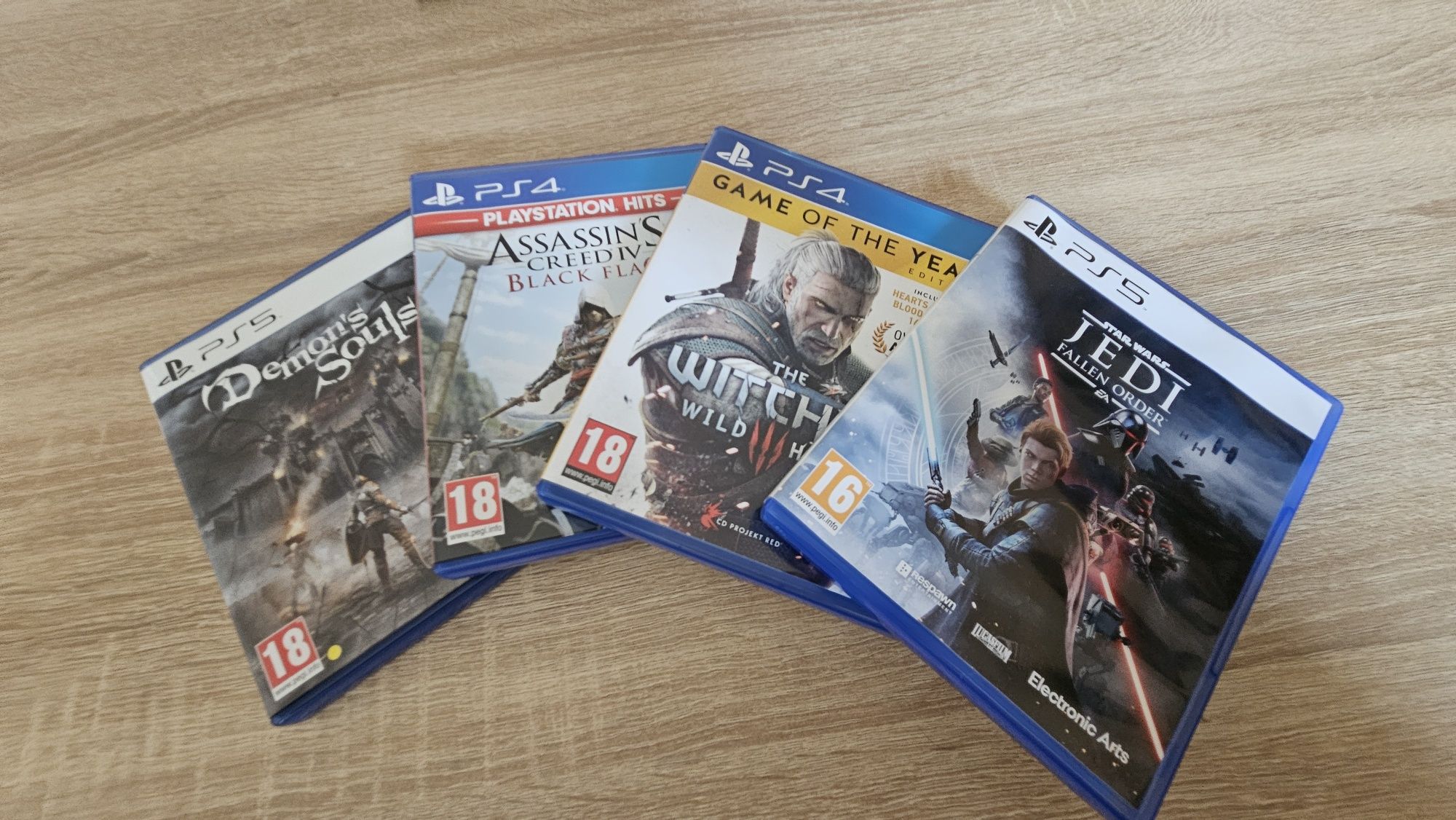 Witcher&Blackflag&StarWars&DemonSouls PS