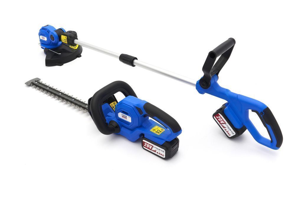 Set trimmer de tuns iarba gazon si trimmer de taiat gard viu cu 2 acum