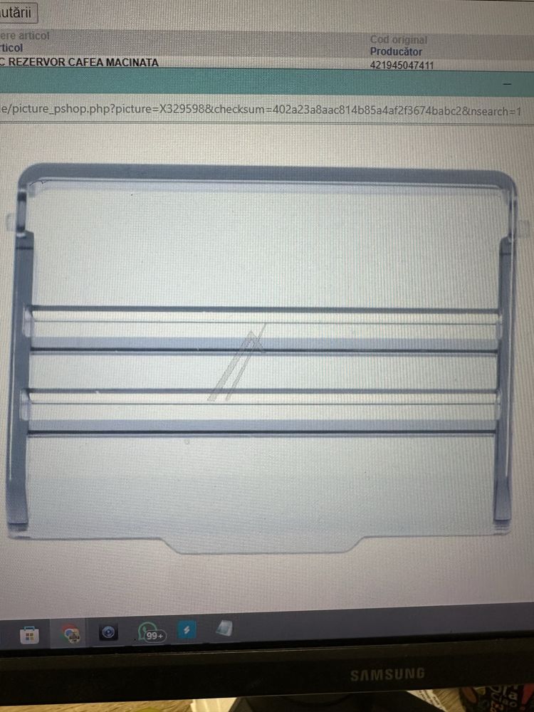 Capac macinata espresor Philips 10bucati 120lei