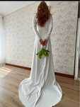 Rochie mireasa , noua! mode A line. Custome made.