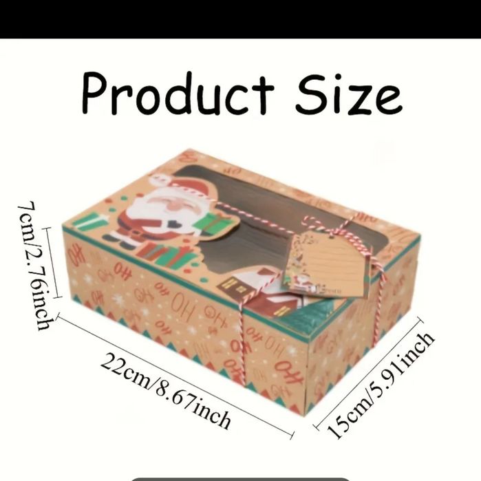 Три броя картонени кутии, подходящи за сладки, както и за подаръци.