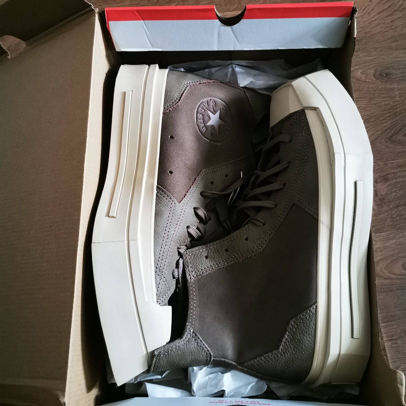 Converse tenisi Chuck 70 De Luxe Squared Coffee Break
culoarea gri, A1