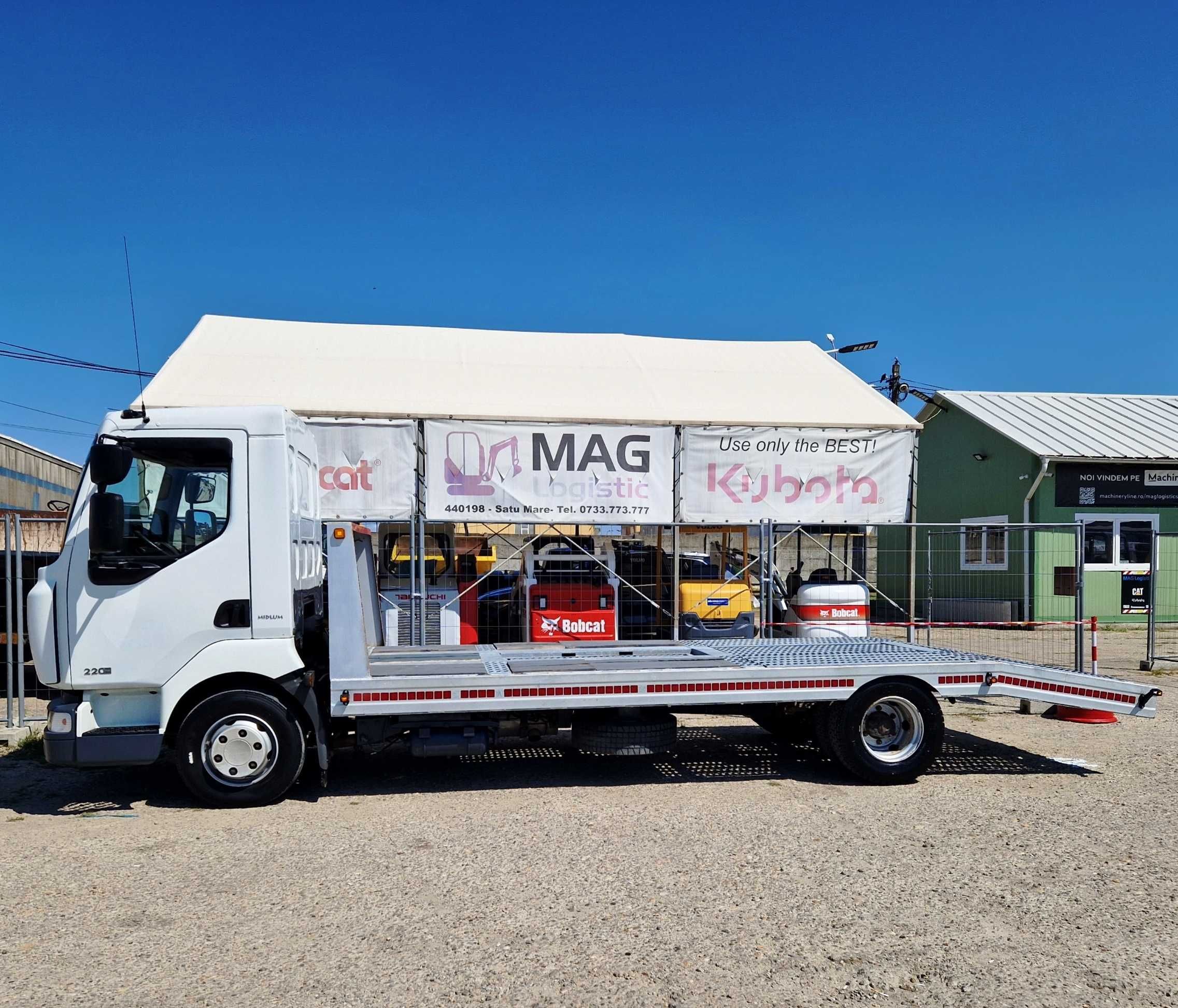platforma auto Renault Midlum 220dxi, BA14 transport vehicule