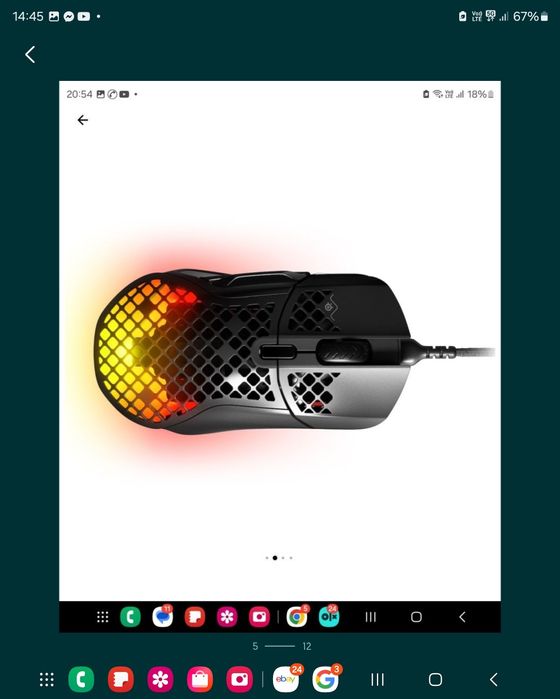 Чисно Нова запечатана Гейминг мишка SteelSeries - Aerox 5, оптична, че