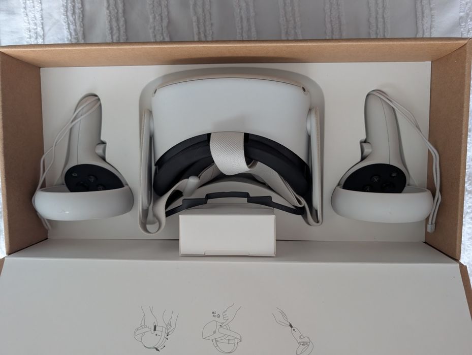 Ochelari VR META Oculus Quest 2, 256 GB, Alb