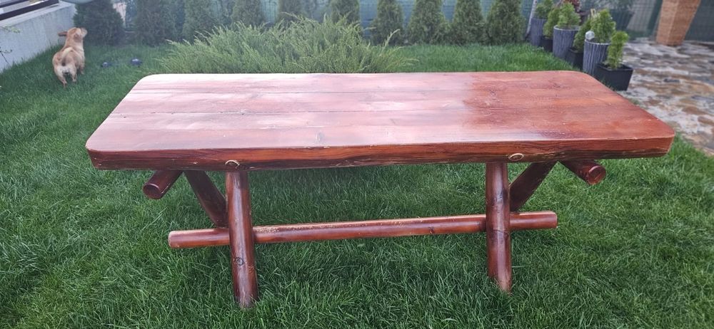 Mobilier gradina din lemn masiv