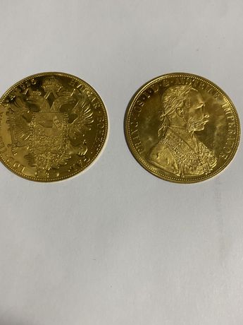 Moneda Aur 4 Ducati Franz Joseph