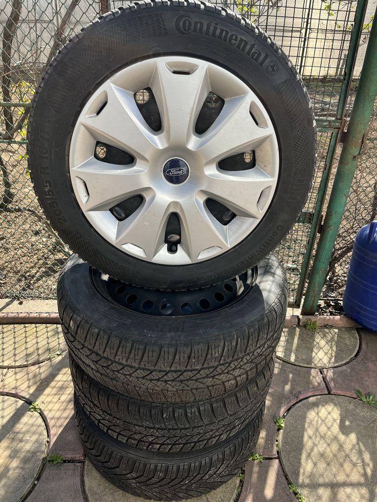 Jante tabla ford 5x108 205 55 R16 roti complete