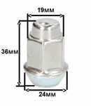 Гайка за Джанта М12х1.5 L36mm A19 OEM Opel / Chevrolet /гайка m12x1.5