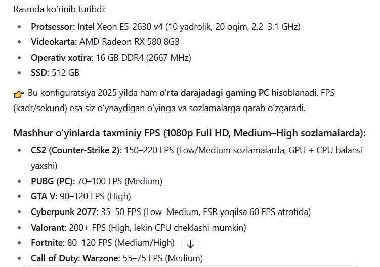 kompyuter ful komplekt