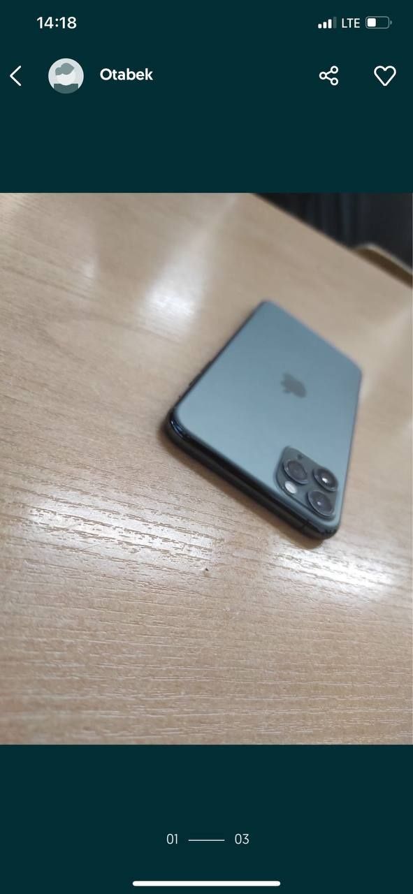 Iphone 11 pro max garantiya bilan